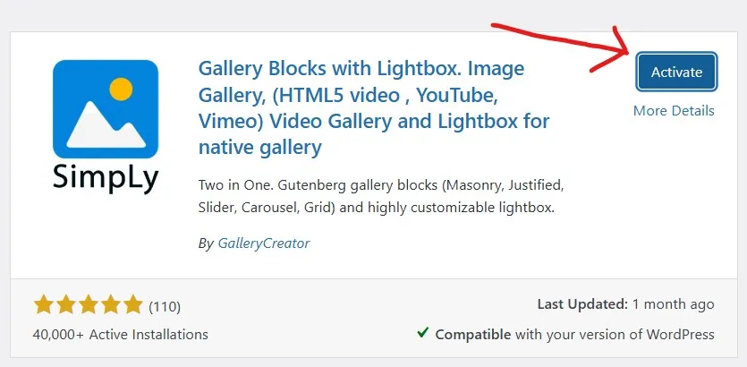 Lightbox Gallery plugin