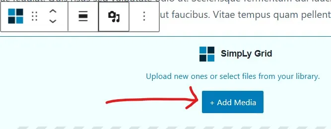 Simply Gallery add media