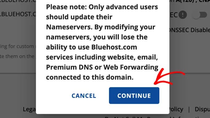 Bluehost Disclaimer