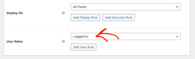 Different sidebar users