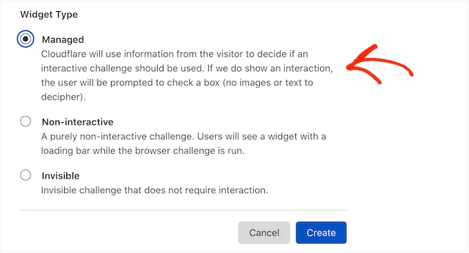 Cloudflare Turnstile captcha
