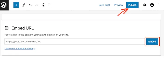 Embed YouTube