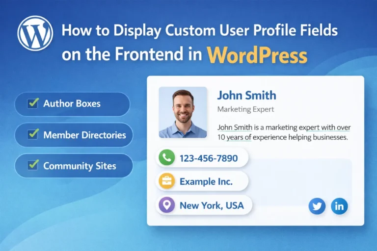 Display custom field