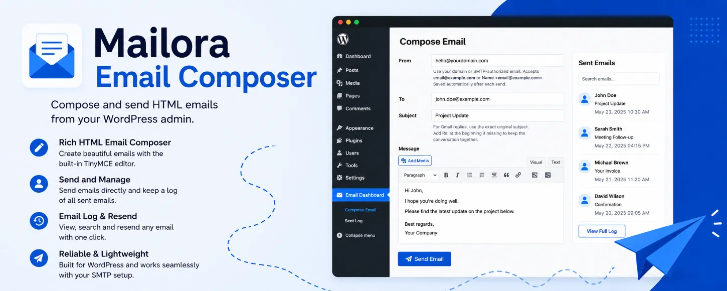 Mailora Email Composer